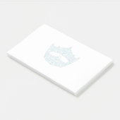 Pageant Crown Post-it Klebezettel (angewinkelt)