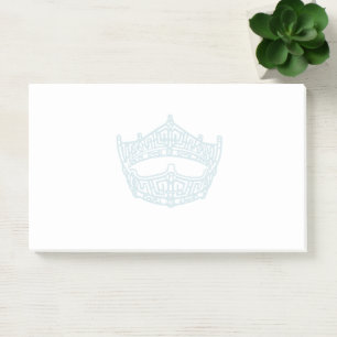 Pageant Crown Post-it Klebezettel