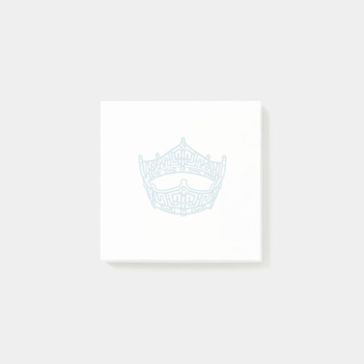 Pageant Crown Post-it Klebezettel (Vorderseite)