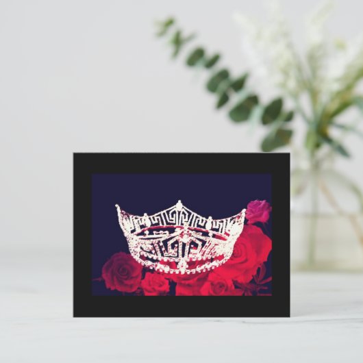Pageant Crown Postcard Postkarte (Stehend Vorderseite)