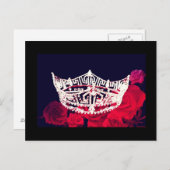 Pageant Crown Postcard Postkarte (Vorne/Hinten)