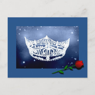 Pageant Crown Postcard Postkarte