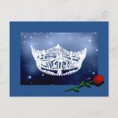Pageant Crown Postcard Postkarte (Vorderseite)