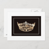 Pageant Crown Postcard Postkarte (Vorne/Hinten)