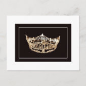 Pageant Crown Postcard Postkarte (Vorderseite)