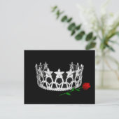 Pageant Crown Postcard Postkarte (Stehend Vorderseite)