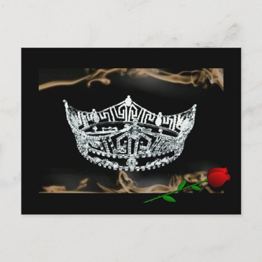 Pageant Crown Postcard Postkarte (Vorderseite)