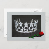 Pageant Crown Postcard Postkarte (Vorne/Hinten)