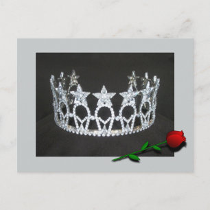 Pageant Crown Postcard Postkarte