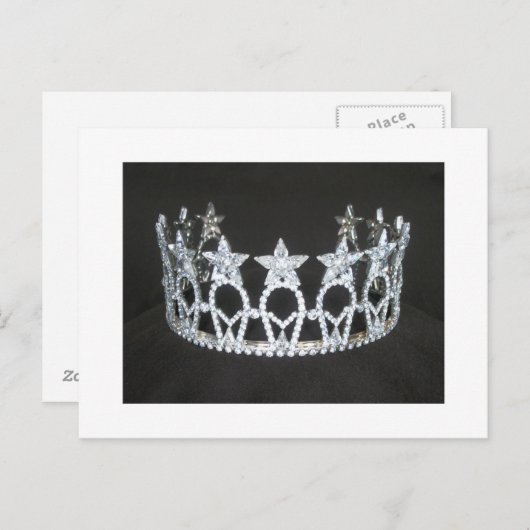 Pageant Crown Postcard Postkarte (Vorne/Hinten)