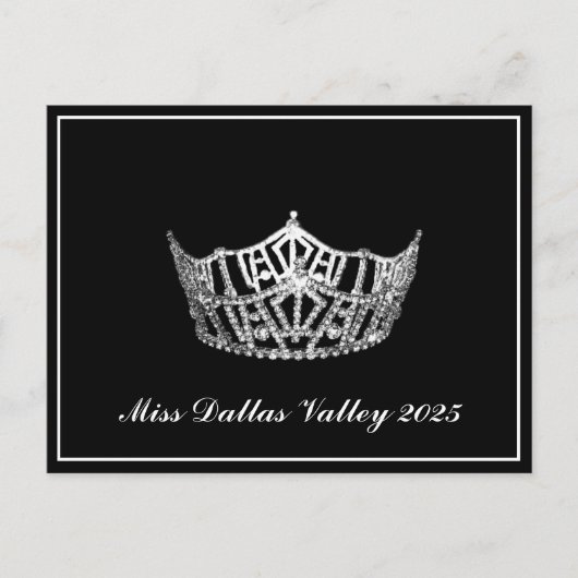 Pageant Crown Postcard Postkarte (Vorderseite)