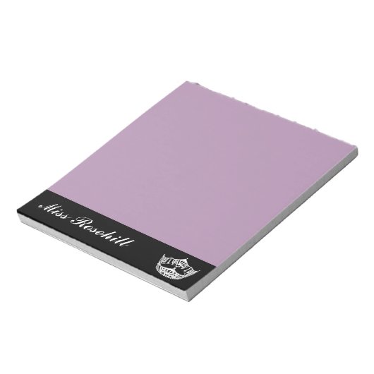 Pageant Crown & Title Notepad Notizblock (Rotiert)