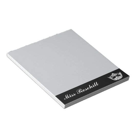 Pageant Crown & Title Notepad Notizblock (angewinkelt)