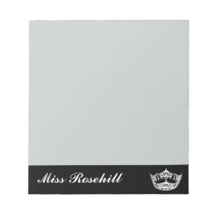 Pageant Crown & Title Notepad Notizblock