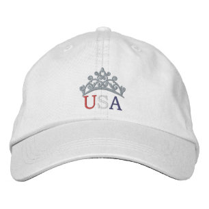 Pageant Custom Embrocked Baseball Cap USA Bestickte Baseballkappe