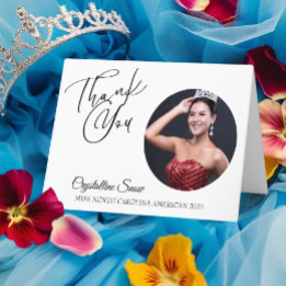 Pageant danke Ihnen Karten | Mit Foto personalisie