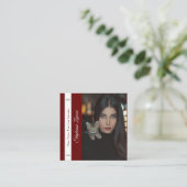 Pageant Essentials Visitenkarte | QR-Code (Stehend Vorderseite)