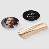 Pageant Face on a Stick | Set of 10 Fächer (Non-assembled)