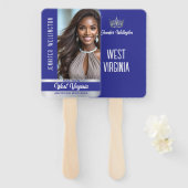 Pageant Fan Wavers | Royal Shine Set of 10 Fans Fächer (Vorne und Hinten)