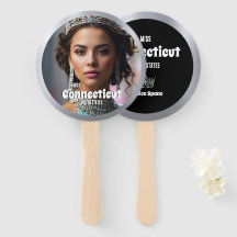 Pageant Fan Wavers | Silver Shine Set von 10 Fans