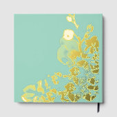 Pageant Foil Orchids Kronenbuch Gästebuch (Rückseite)