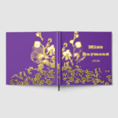 Pageant Foil Orchids Kronenbuch Gästebuch (Voll)