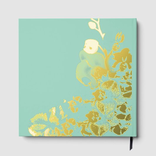 Pageant Foil Orchids Scrapbook Gästebuch (Rückseite)