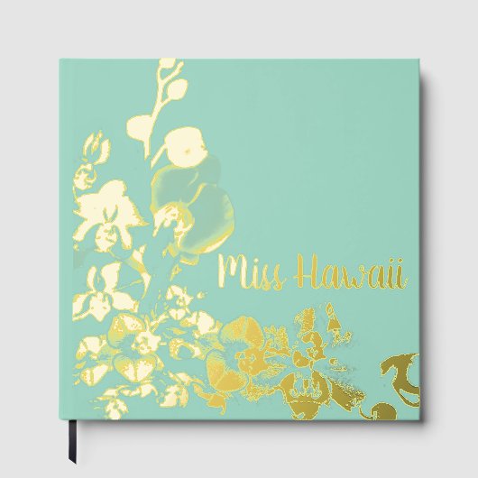 Pageant Foil Orchids Scrapbook Gästebuch (Vorderseite)