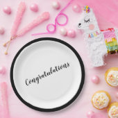 Pageant Party Paper Plate Herzlichen Glückwunsch Pappteller (Party)