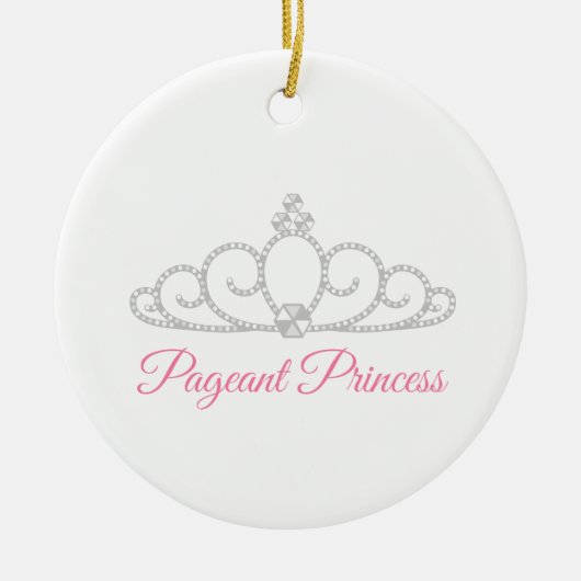 Pageant Princess Keramik Ornament (Vorne)
