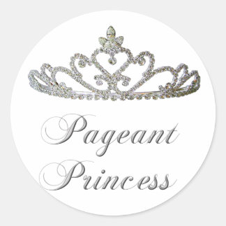 Pageant Princess Runder Aufkleber
