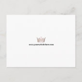 Pageant Promo Autogrammkarte | QR-Code Postkarte (Rückseite)