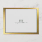 Pageant Promo Autograph Card Gold Shine | QR-Code Postkarte (Rückseite)