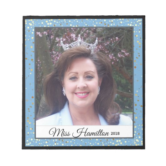 Pageant Queen Autograph Pad-Stardust Notizblock (Vorderseite)