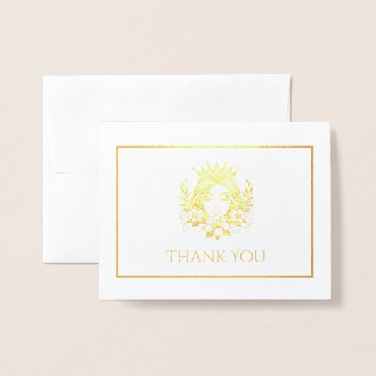 Pageant Queen Crown Folienkarte (Vorderseite mit Umschlag)