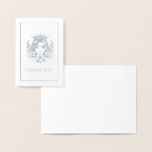 Pageant Queen Crown Mini Folienkarte (Anzeige)