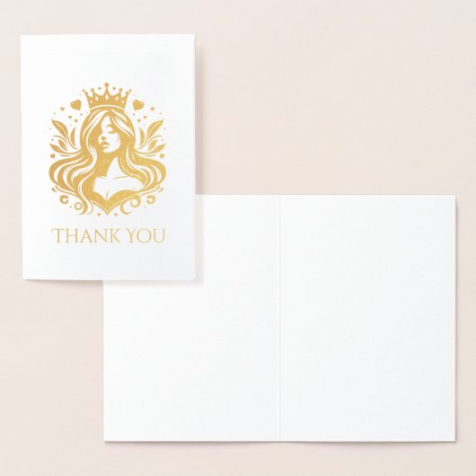 Pageant Queen danke Karte (Anzeige)