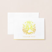 Pageant Queen danke Karte (Vorderseite mit Umschlag)