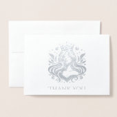 Pageant Queen danke Karte (Vorderseite mit Umschlag)