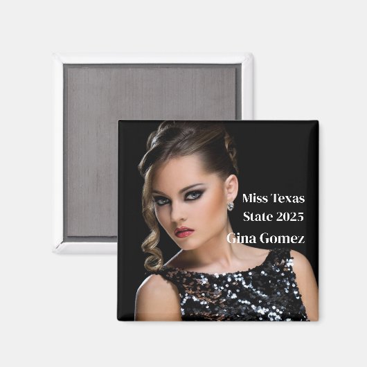 Pageant Queen Magnet (Vorderseite/Rückseite)