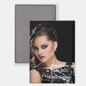 Pageant Queen Magnet (Vorderseite/Rückseite)