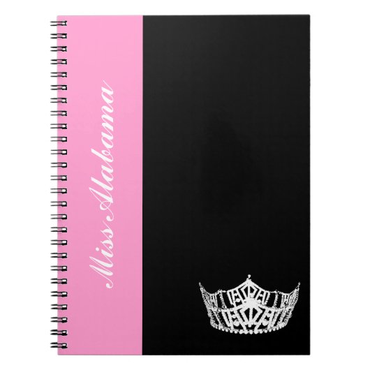 Pageant Queen Notebook Notizblock (Vorderseite)