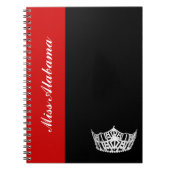 Pageant Queen Notebook Notizblock (Vorderseite)