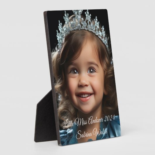 Pageant Queen Plaque Fotoplatte (Seite)