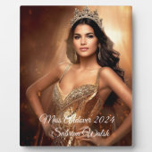 Pageant Queen Plaque Fotoplatte (Vorderseite)