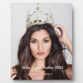 Pageant Queen Plaque Fotoplatte (Vorderseite)
