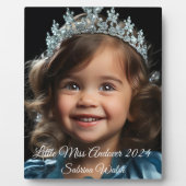 Pageant Queen Plaque Fotoplatte (Vorderseite)