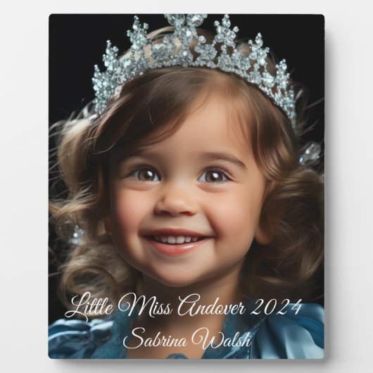 Pageant Queen Plaque Fotoplatte (Vorderseite)