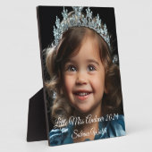 Pageant Queen Plaque Fotoplatte (Seite)