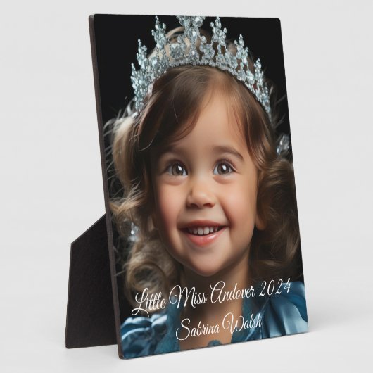 Pageant Queen Plaque Fotoplatte (Seite)